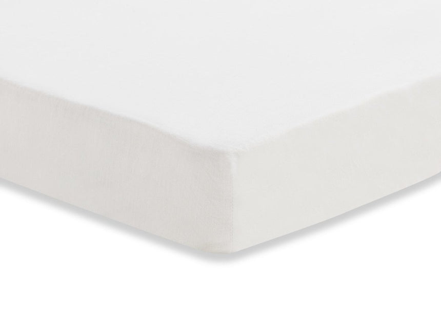 Jollein Hoeslaken Katoen Wit 70x140cm koop je bij Babywinkel