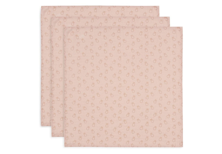 Jollein Hydrofiele Doek Miffy Sillhouettes Wildrose 70 X 70 Cm 3St koop je bij Babywinkel