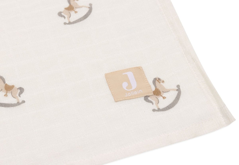 Jollein Hydrofiele Doek Nostalgic Ride 115 X 115 Cm 2St koop je bij Babywinkel