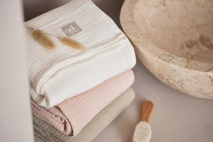 Jollein Hydrofiele Doek Wild Rose/Ivory 70cm 4St koop je bij Babywinkel