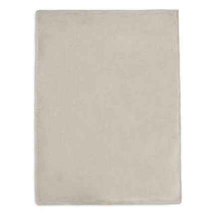 Jollein Ledikantdeken Basic Knit Nougat/Fleece 100x150cm koop je bij Babywinkel