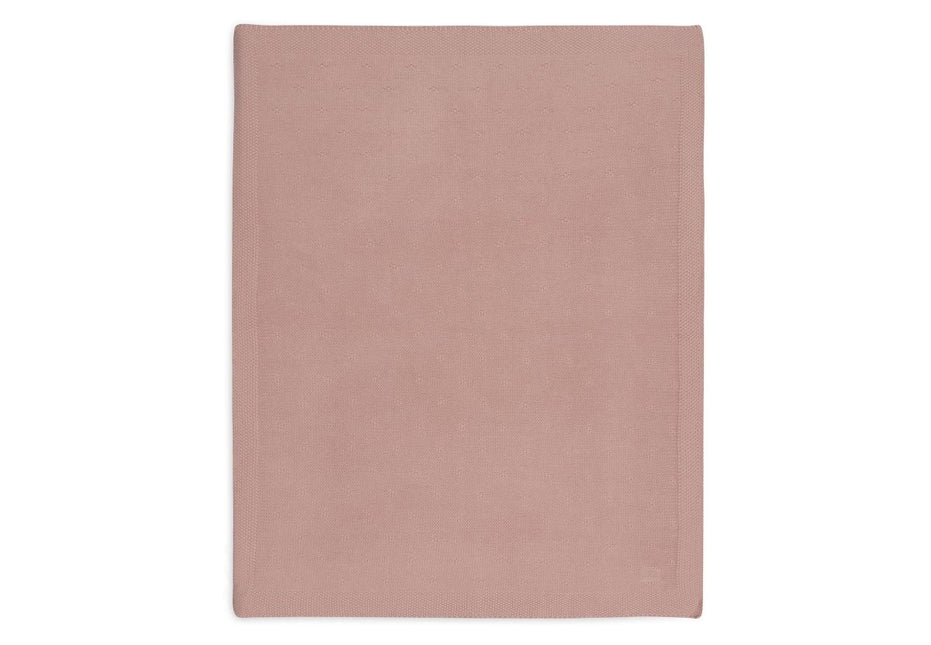 Jollein Ledikantdeken Cosy Knit Wild Rose 100 X 150 Cm koop je bij Babywinkel