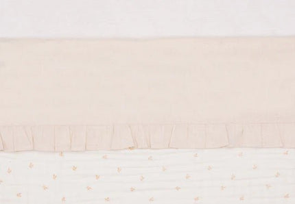 Jollein Ledikantlaken Ruffle Natural 120X150cm koop je bij Babywinkel