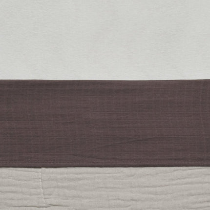 Jollein Ledikantlaken Wrinkled Cotton Chestnut 120x150cm koop je bij Babywinkel