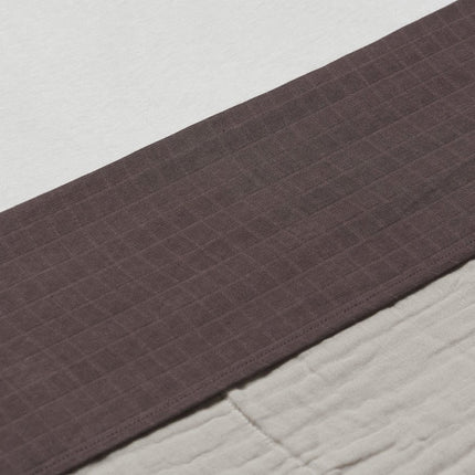 Jollein Ledikantlaken Wrinkled Cotton Chestnut 120x150cm koop je bij Babywinkel