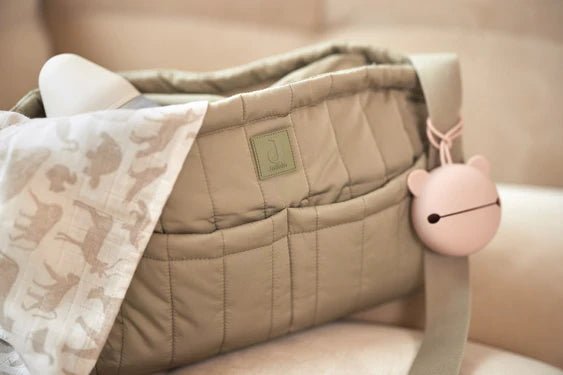 Jollein Luiertas Organizer Puffed Olive Green koop je bij Babywinkel
