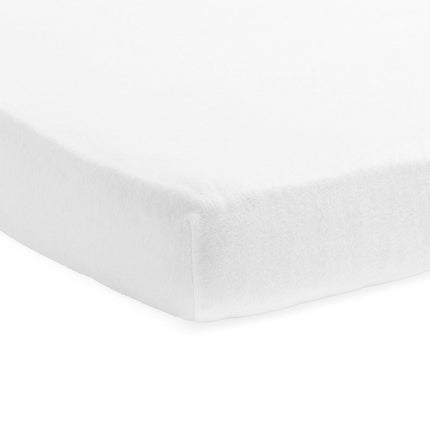 Jollein Molton Hoeslaken Wit 50x90cm koop je bij Babywinkel