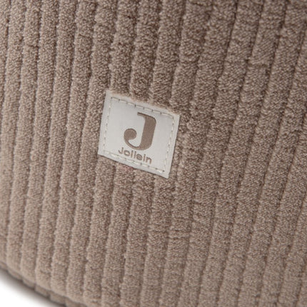 Jollein Opbergmand Cloudy Rib/ Milky Coffee koop je bij Babywinkel