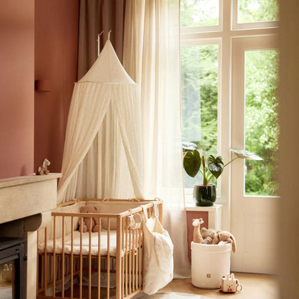 Jollein Opbergzak Cloudy Rib Oatmeal 49Cm koop je bij Babywinkel