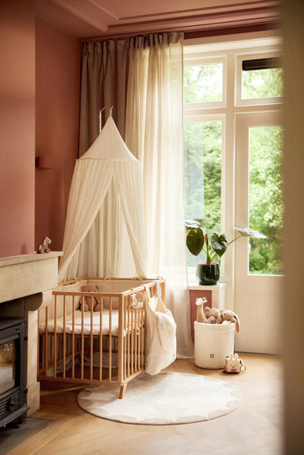 Jollein Opbergzak Cloudy Rib Oatmeal 49Cm koop je bij Babywinkel