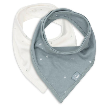 Jollein Slabbetje Bandana Twinkling Sea Green 2St koop je bij Babywinkel