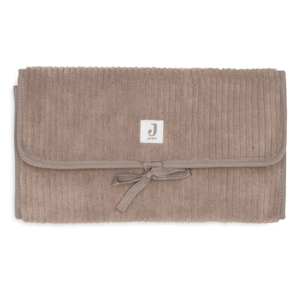 Jollein Verschoningsmat Cloudy Rib/ Milky Coffee koop je bij Babywinkel