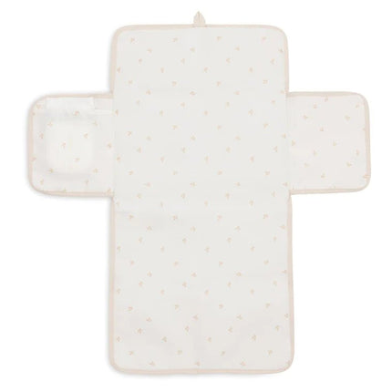 Jollein Verschoningsmat met Opbergvakken Twill Natural koop je bij Babywinkel