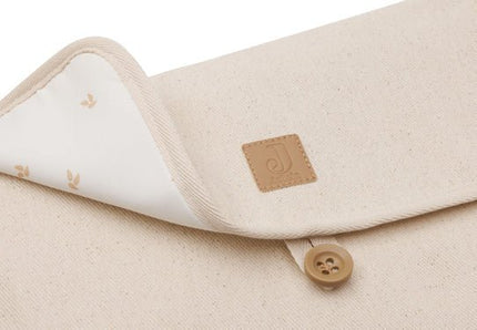 Jollein Verschoningsmat met Opbergvakken Twill Natural koop je bij Babywinkel