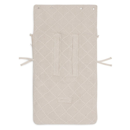 Jollein Voetenzak Check Knit Oatmeal 0+ 3/5 Punts koop je bij Babywinkel
