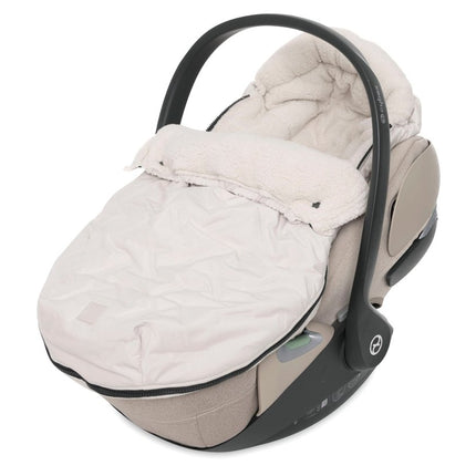 Jollein Voetenzak Embossed/ Sand koop je bij Babywinkel