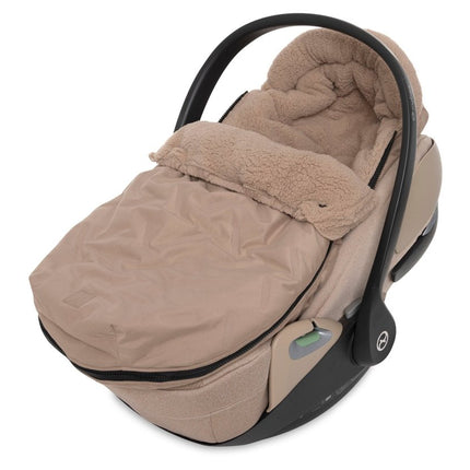 Jollein Voetenzak Embossed/Milky Coffee koop je bij Babywinkel