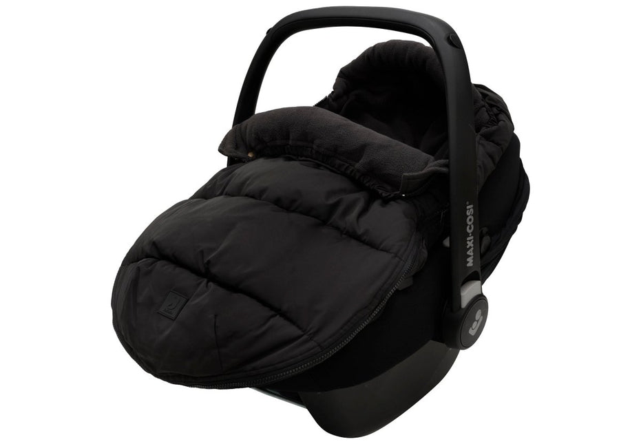 Jollein Voetenzak Puffed Zwart 0+ 3/5 Punts koop je bij Babywinkel