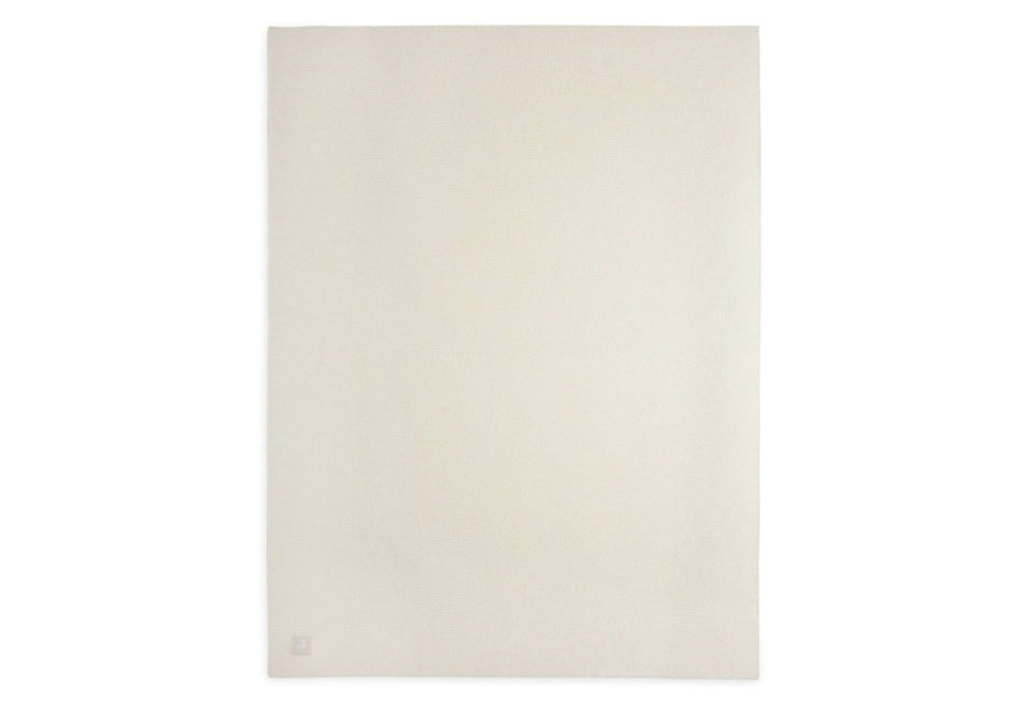 Jollein Wiegdeken Basic Knit Ivory 75x100cm koop je bij Babywinkel