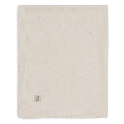 Jollein Wiegdeken Cosy Knit Ivory 75 X 100 Cm koop je bij Babywinkel