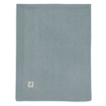 Jollein Wiegdeken Cosy Knit Sea Green 75 X 100 Cm koop je bij Babywinkel