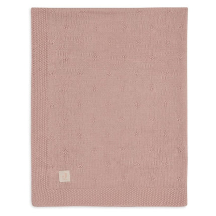 Jollein Wiegdeken Cosy Knit Wild Rose 75 X 100 Cm koop je bij Babywinkel