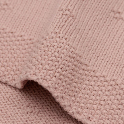 Jollein Wiegdeken Cosy Knit Wild Rose 75 X 100 Cm koop je bij Babywinkel