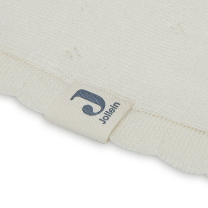 Jollein Wiegdeken Pointelle Ivory 100x150cm koop je bij Babywinkel