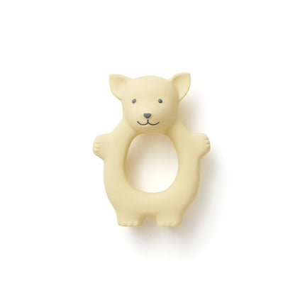 Kid's Concept Bijtring Rubber Geel koop je bij Babywinkel