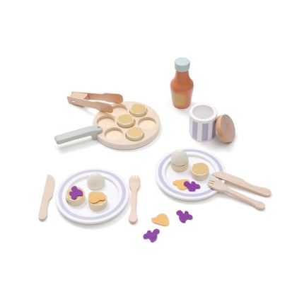 Kid's Concept Houten Speelgoed Pannekoeken Set koop je bij Babywinkel