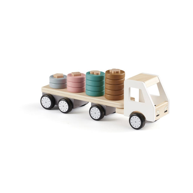 Kid's Concept Speelgoed Auto Vrachtwagen Met Ringen koop je bij Babywinkel