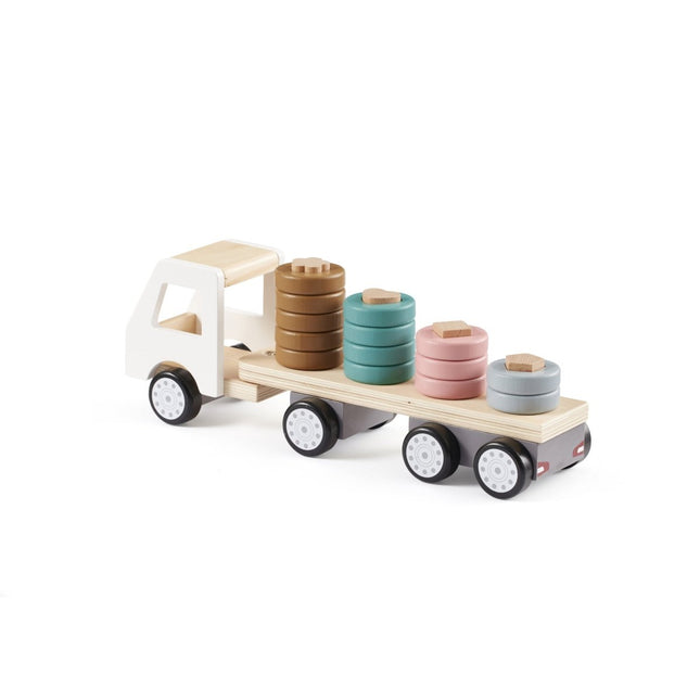 Kid's Concept Speelgoed Auto Vrachtwagen Met Ringen koop je bij Babywinkel