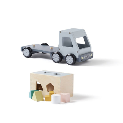 Kid's Concept Speelgoed Auto Vrachtwagen Met Vormpjes koop je bij Babywinkel