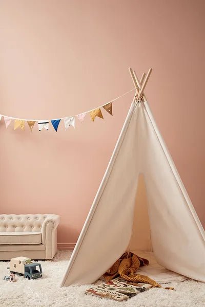 Kid's Concept Tipi Tent Gebroken Wit 110 x 110 x 160 koop je bij Babywinkel