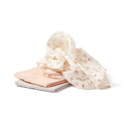 Kid's Concept Wiegdeken Mix Pink 70cm koop je bij Babywinkel