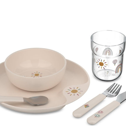Mepal Kinderservies Set Mio Sunshine & Rainbow 6 - Delig koop je bij Babywinkel