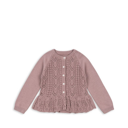 Konges Slojd Baby Vestje Cabby Frill Gota Deauville Mauve koop je bij Babywinkel