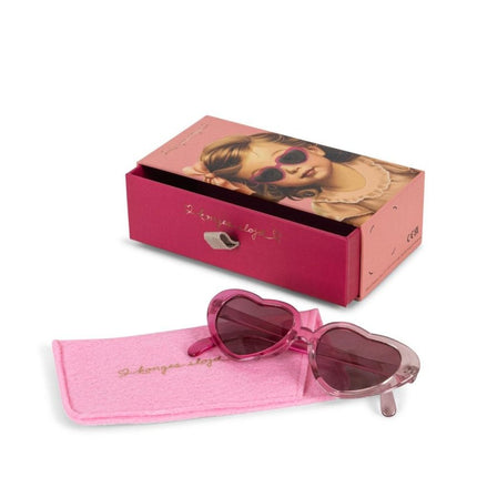 Konges Slojd Baby Zonnebril Heart Pink Multi koop je bij Babywinkel