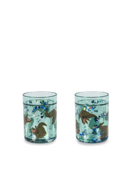Konges Slojd Bekertje Glitter Crocodile 2St koop je bij Babywinkel