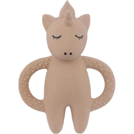 Konges Slojd Bijtring Unicorn Rose 13x10cm koop je bij Babywinkel