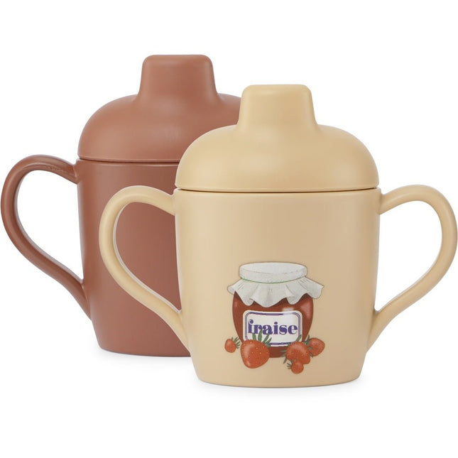 Konges Slojd Drinkbeker Fraise 2st koop je bij Babywinkel