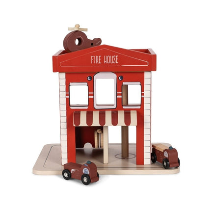 Konges Slojd Houten Speelgoed Brandweerkarzerne koop je bij Babywinkel