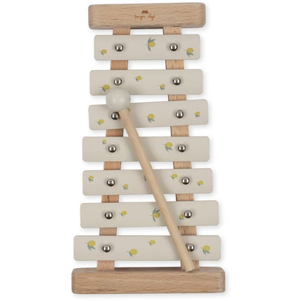 Konges Slojd Houten Speelgoed Music Xylophone Lemon And Cherry Fsc Lemon koop je bij Babywinkel