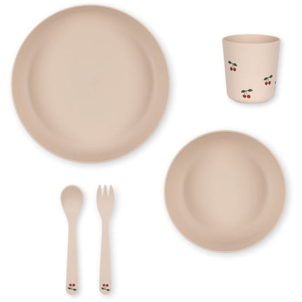 Konges Slojd Kinderservies Set Cherry 5 Delig koop je bij Babywinkel