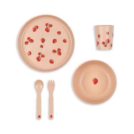 Konges Slojd Kinderservies Set Fragola koop je bij Babywinkel