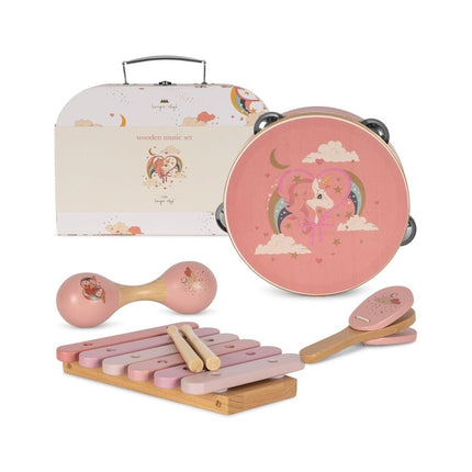 Konges Slojd Speelkoffer Muziek Set Rainbow koop je bij Babywinkel