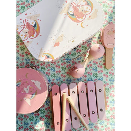 Konges Slojd Speelkoffer Muziek Set Rainbow koop je bij Babywinkel