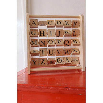 Konges Slojd Telraam Abc Wooden Block Frame Multi koop je bij Babywinkel