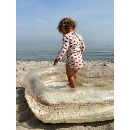 Konges Slojd Zwembad Hart Transparent Cream koop je bij Babywinkel