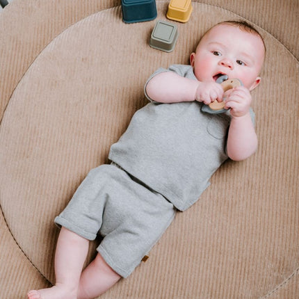Baby's Only Baby Broekje Kort Melange Warm Linen koop je bij Babywinkel